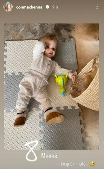 Constanza Mackenna enterneció las redes con especial video de Teo: le dijo “mamá”