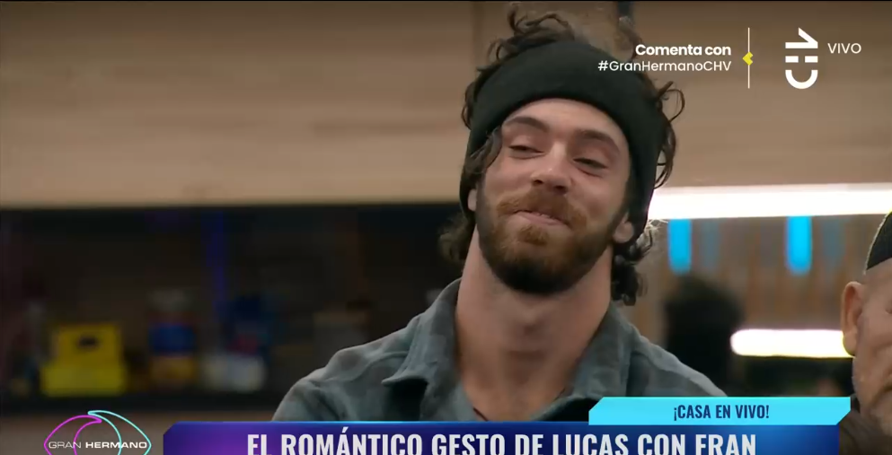 Lucas sorprendió a Fran en Gran Hermano con romántico detalle: “No me lo esperé”