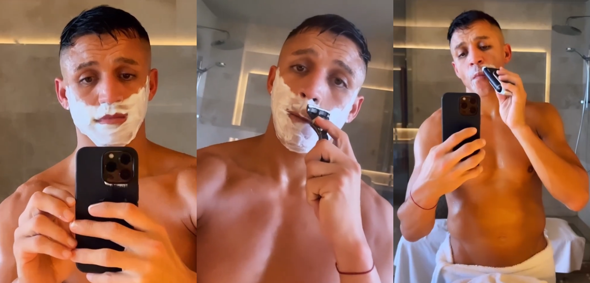 Alexis Sánchez sorprendió a seguidores al afeitarse su bigote: generó ola de reacciones