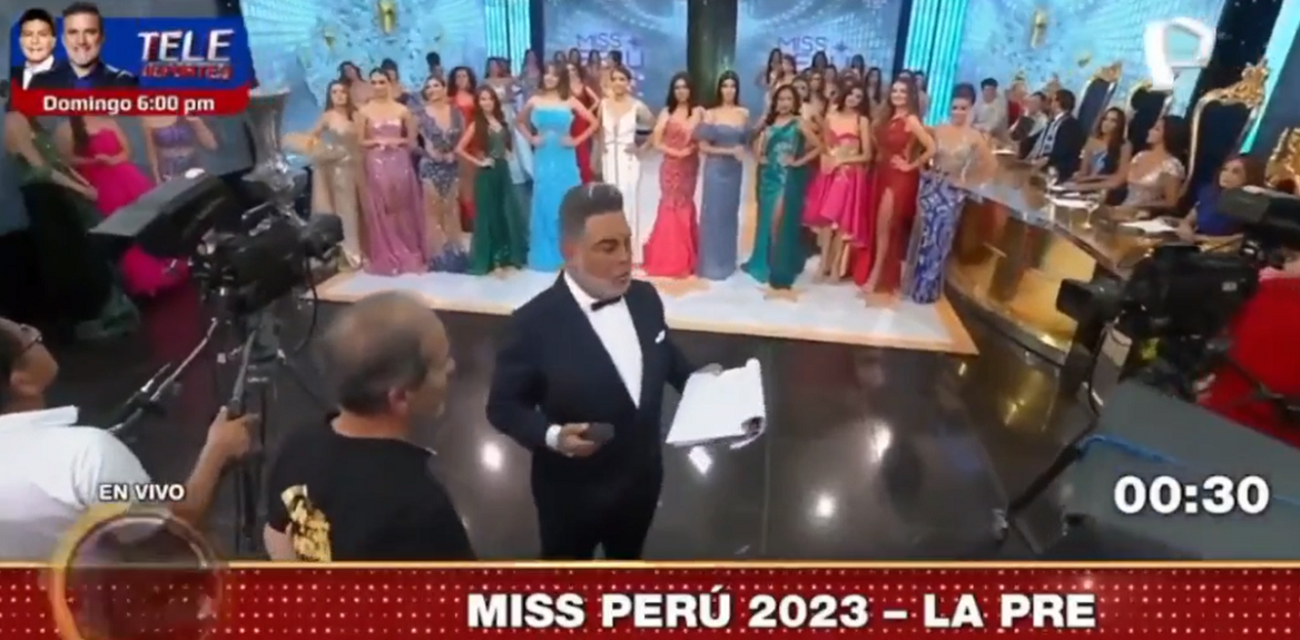 Animador de TV Peruana impactó al despedir en vivo a productor: "Acá las cabezas se cortan"