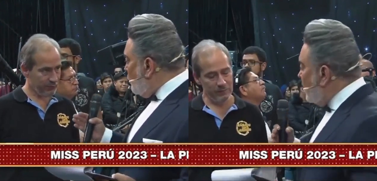 Animador de la TV peruana impactó al despedir en vivo a productor: 