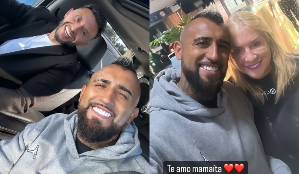 Arturo Vidal mostró reencuentro con sus hijos en Chile: "Por fin con mis amores" 