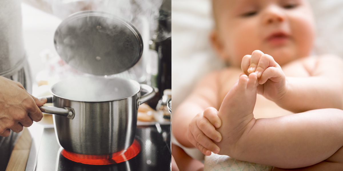 Macabro caso de VIF: sujeto lanzó agua caliente sobre su pareja e hijo de un año en Boca Sur