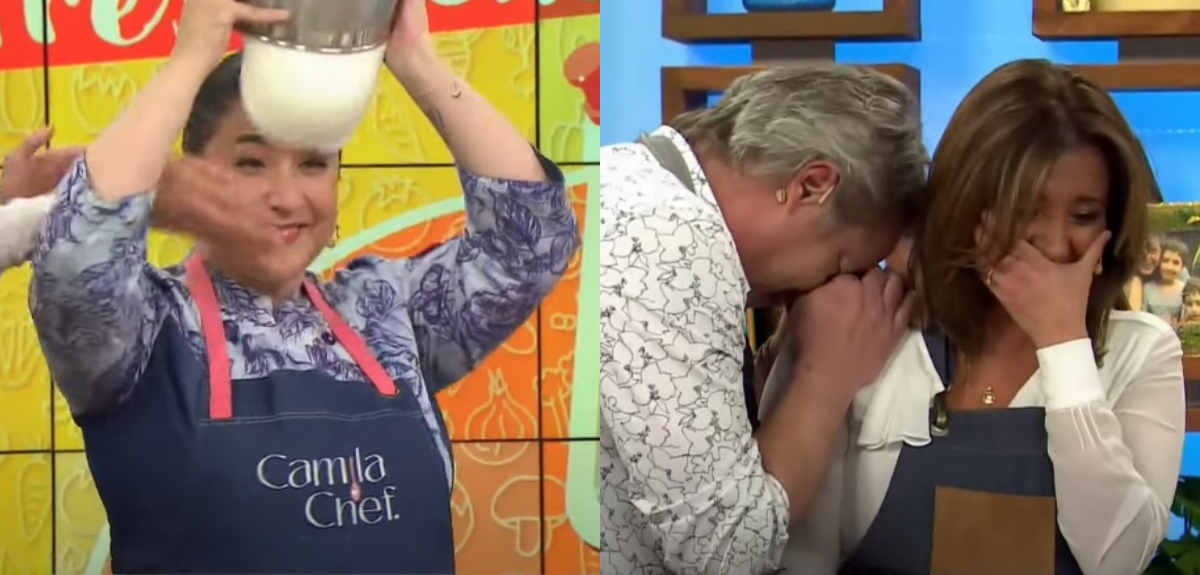Camila Chef sufrió chascarro en 'Tu Día' tras desafío de Priscilla Vargas: 