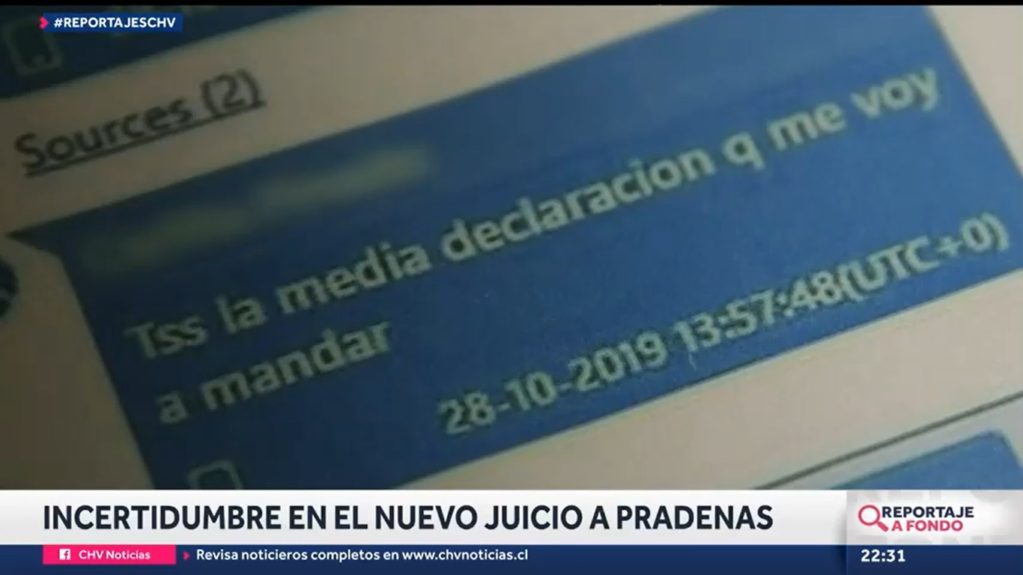 Chats Martín Pradenas reportaje de CHV