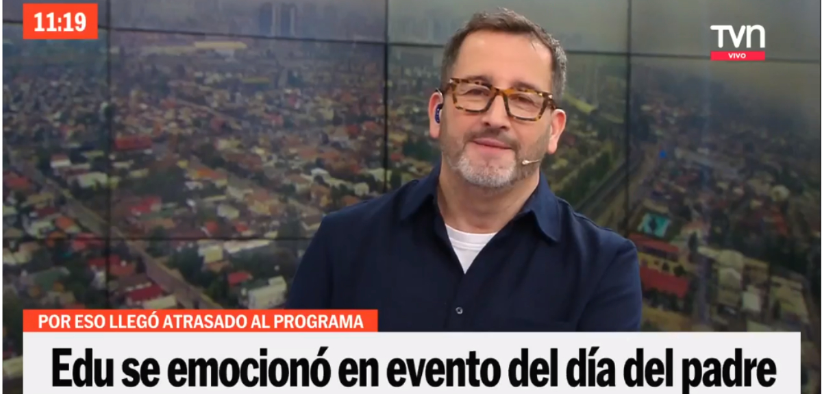 Eduardo Fuentes explicó razón de su 'atraso' en el BDAT con reflexión tras acto por el Día del Padre