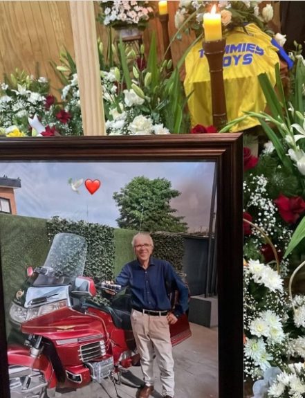 Foto velorio padre Julio César Rodríguez