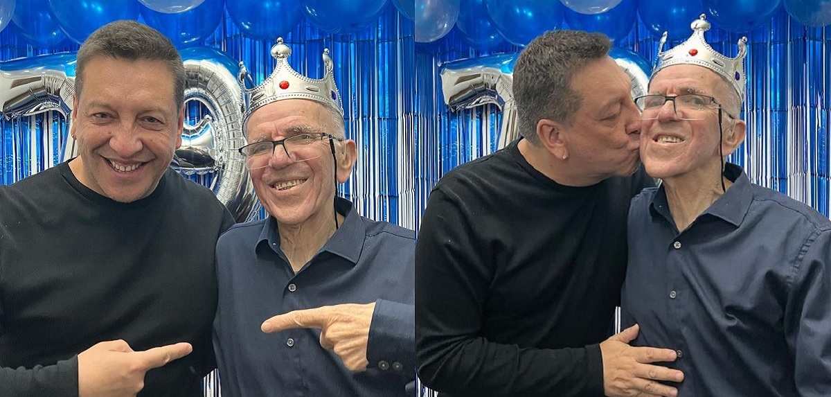 Julio César Rodríguez sufrió la muerte de su padre: 