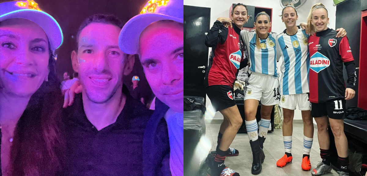 Luciana Aymar jugó en despedida de Maxi Rodríguez y marcó a Messi: la acompañó Fernando González