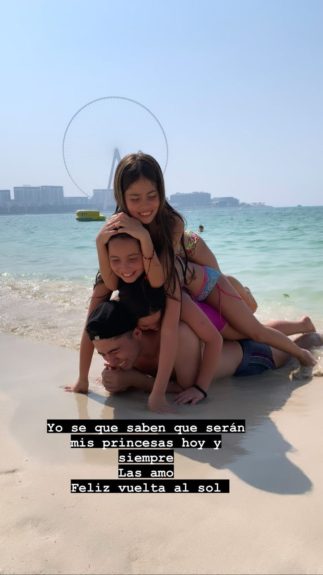 Hijas de Coté López cumplieron 13 años y les dedicó conmovedor texto