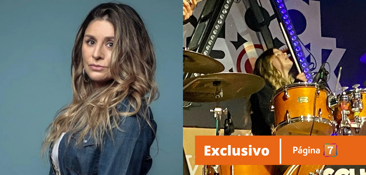 María José Necochea chocheó con talento de su hija para la batería: 