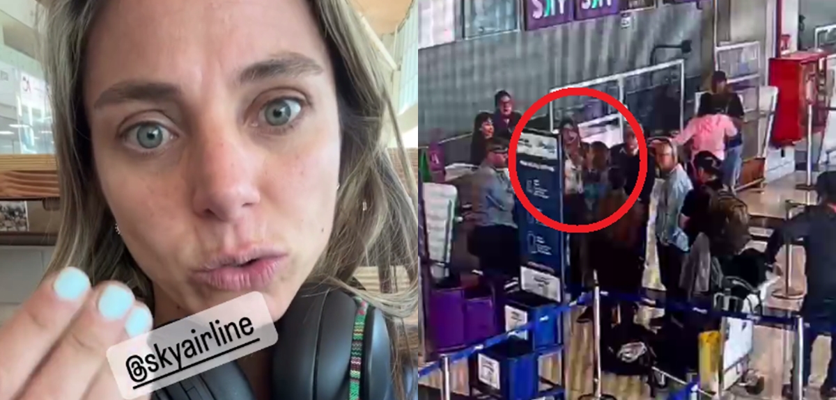 Mariana Derderian vivió altercado en aeropuerto de Calama: fue acusada de agredir a funcionaria