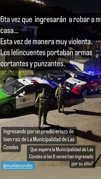 Marlene de la Fuente denunció ser víctima de violento robo en su casa: "Portaban armas"