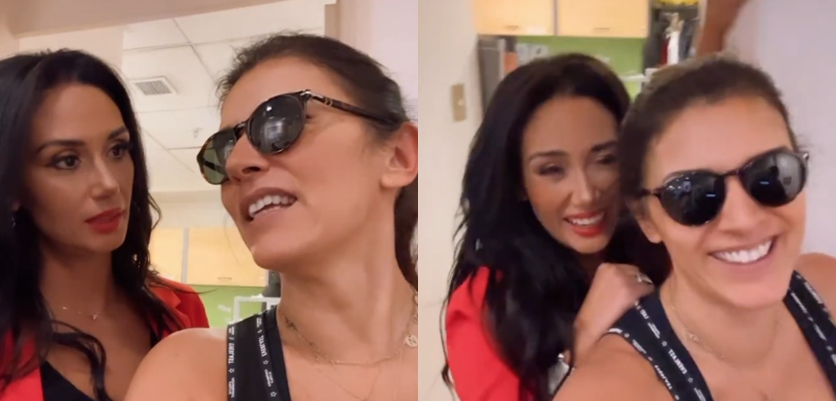 Pamela Díaz bromeó a Ivette Vergara por su look y ella reaccionó con humor: 