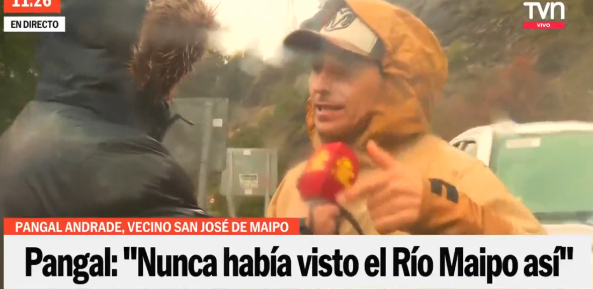 Pangal Andrade preocupó con videos y actualizó situación en el Cajón del Maipo: "Es una locura"