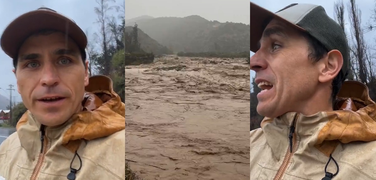 Pangal Andrade preocupó con videos y actualizó situación en el Cajón del Maipo: 
