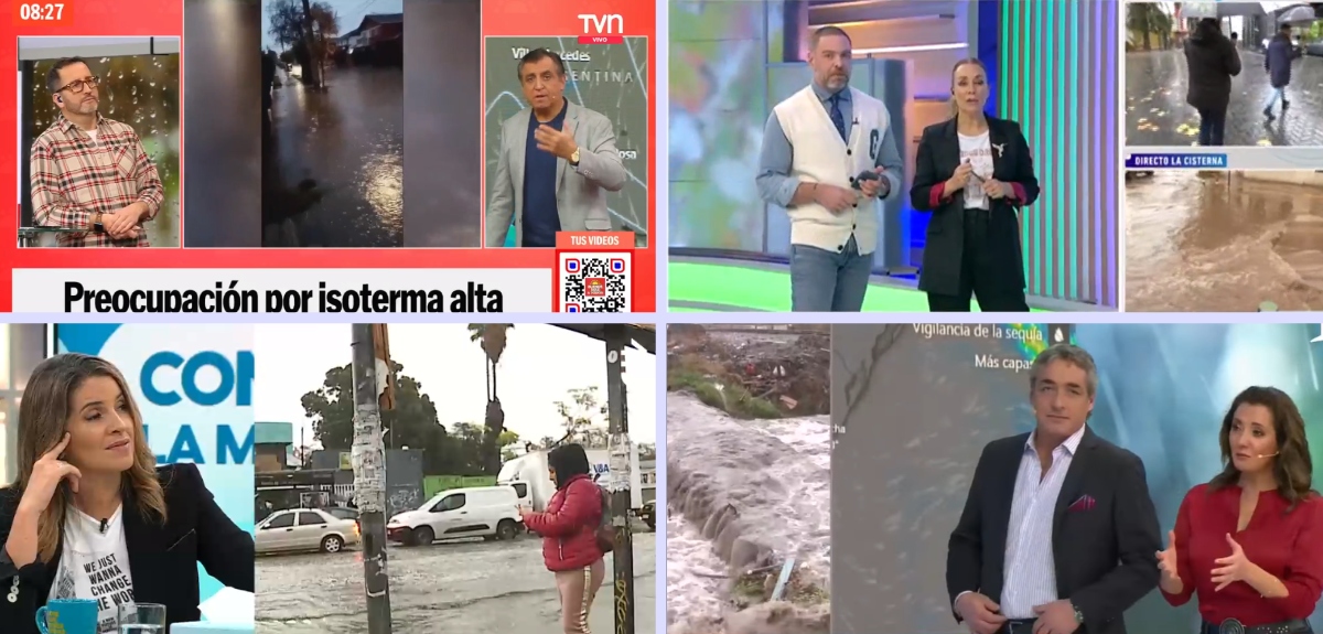 En una mañana marcada por la lluvia: rating matinal se disparó y primer lugar obtuvo casi 9 puntos