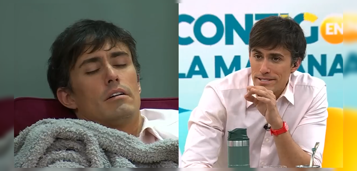 Roberto Cox reaccionó a bromas por quedarse dormido en pleno matinal: “No sé si descanso mucho”