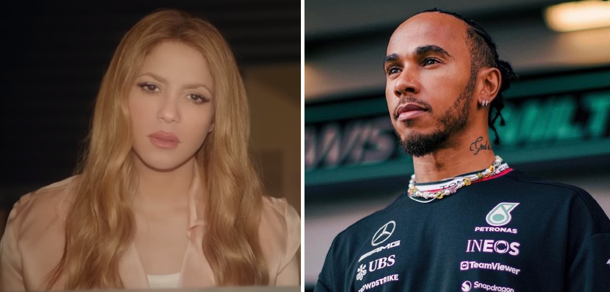 Confirman el nuevo romance entre Shakira y Lewis Hamilton: 