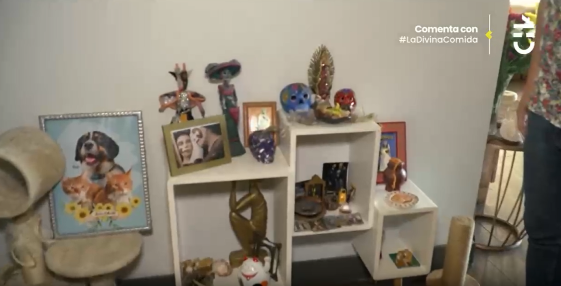 Altar en casa de César Campos