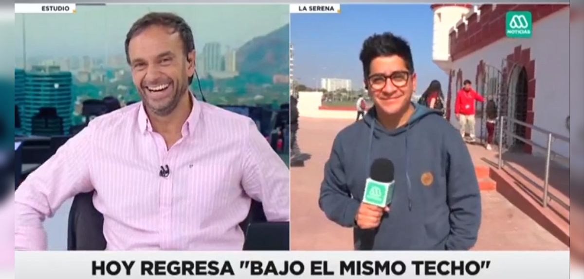 Rodrigo Sepúlveda dio la bienvenida a Fernando Godoy a Bajo el mismo techo: 