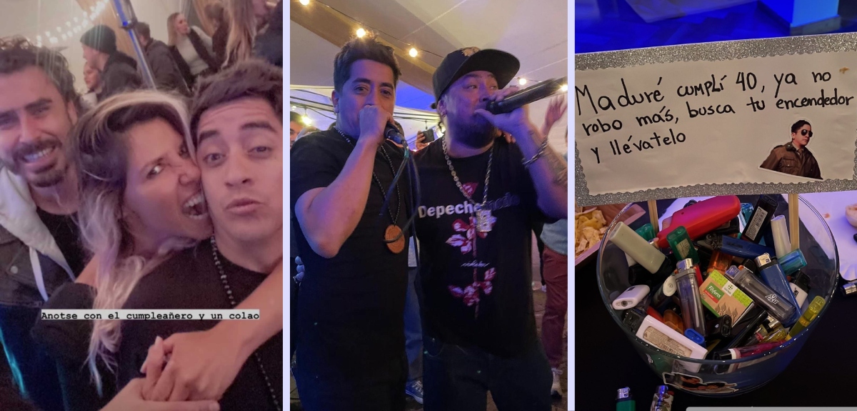 Con música en vivo y varios rostros invitados: Fernando Godoy celebró sus 40 años a lo grande