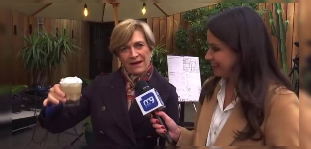 Evelyn Matthei reaccionó a hilarante chascarro en pleno móvil del Mucho Gusto: “Como la callampa”