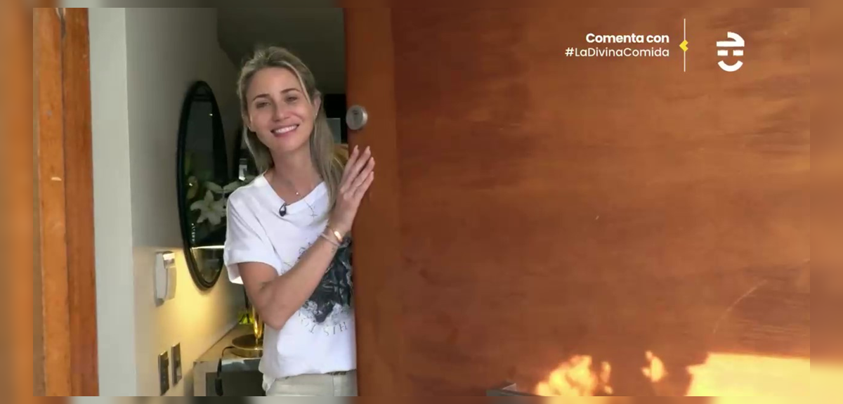 Gissella Gallardo presentó su nuevo hogar en La Divina Comida y enseñó recuerdos de su difunto padre