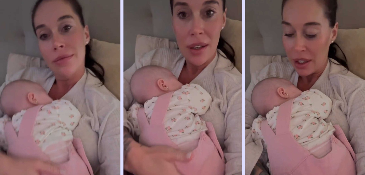 Vale Roth expuso a seguidora que criticaba el aspecto de su hija y su esposo: 