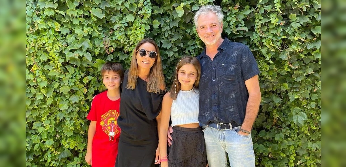 Álvaro Rudolphy compartió foto familiar y mostró lo grande que están sus hijos: tienen 9 y 12 años