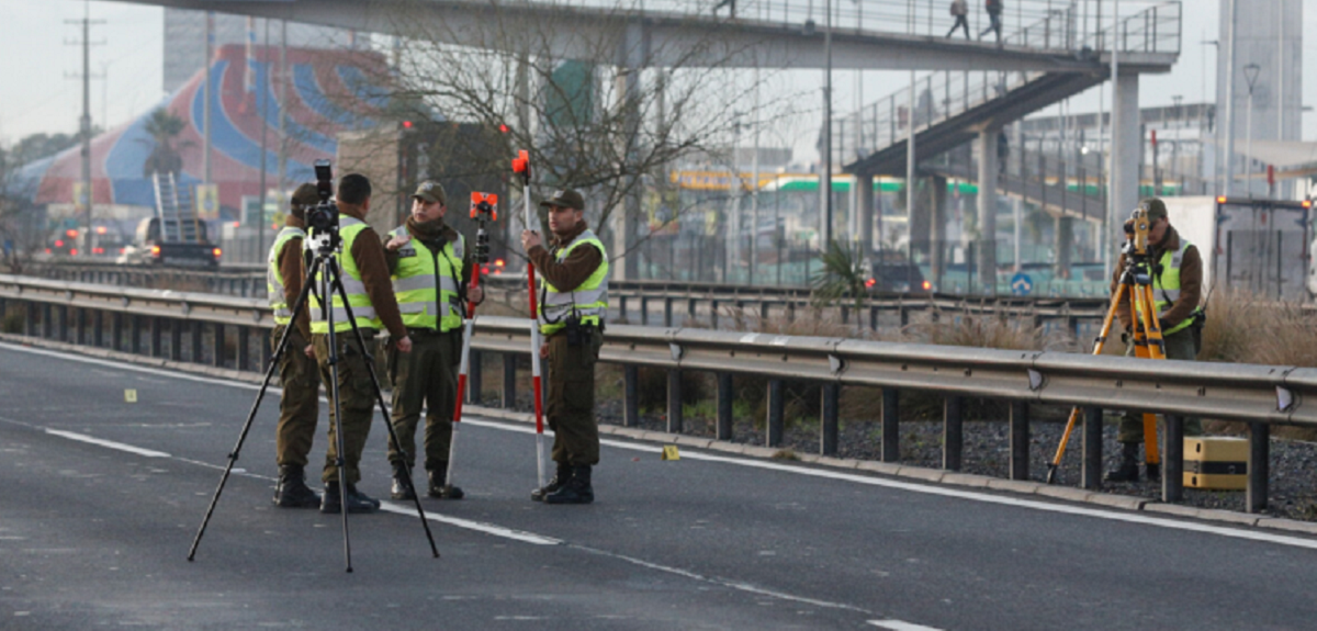 Hombre murió tras ser atropellado en Vespucio Sur y luego conductor responsable fue asaltado