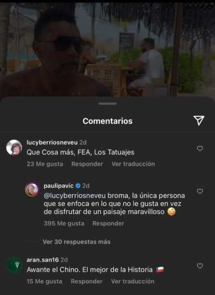 Paula Pavic no dudó en defender al Chino Ríos de desubicado comentario: “Qué cosa más fea...”