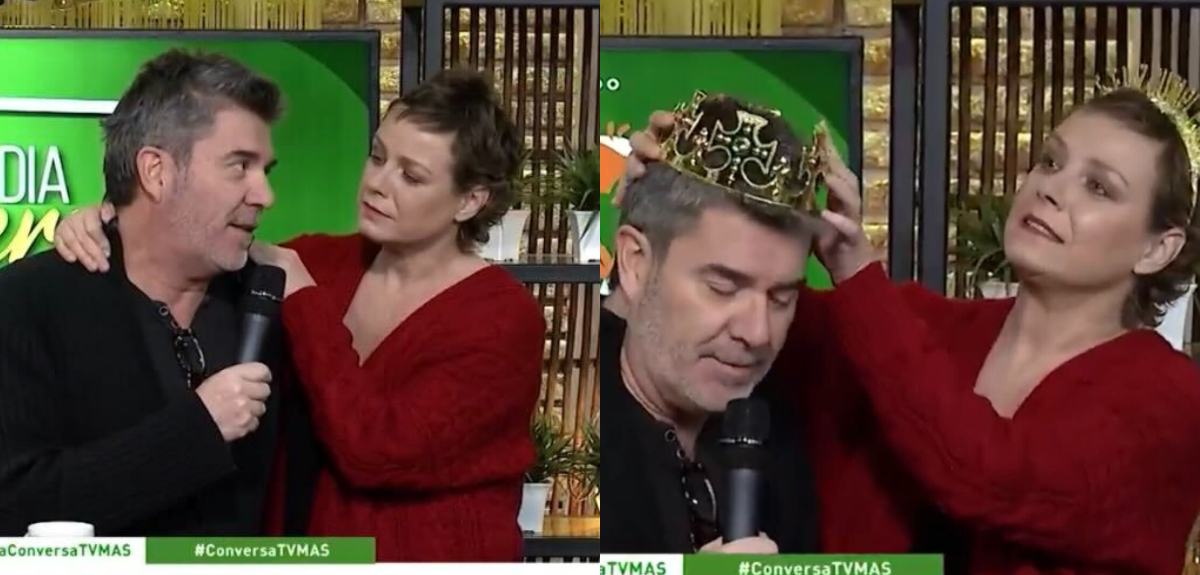 La sorpresa que Claudia Conserva le tenía a Pollo Valdivia en su programa en TV+: “Tiene sus musas”