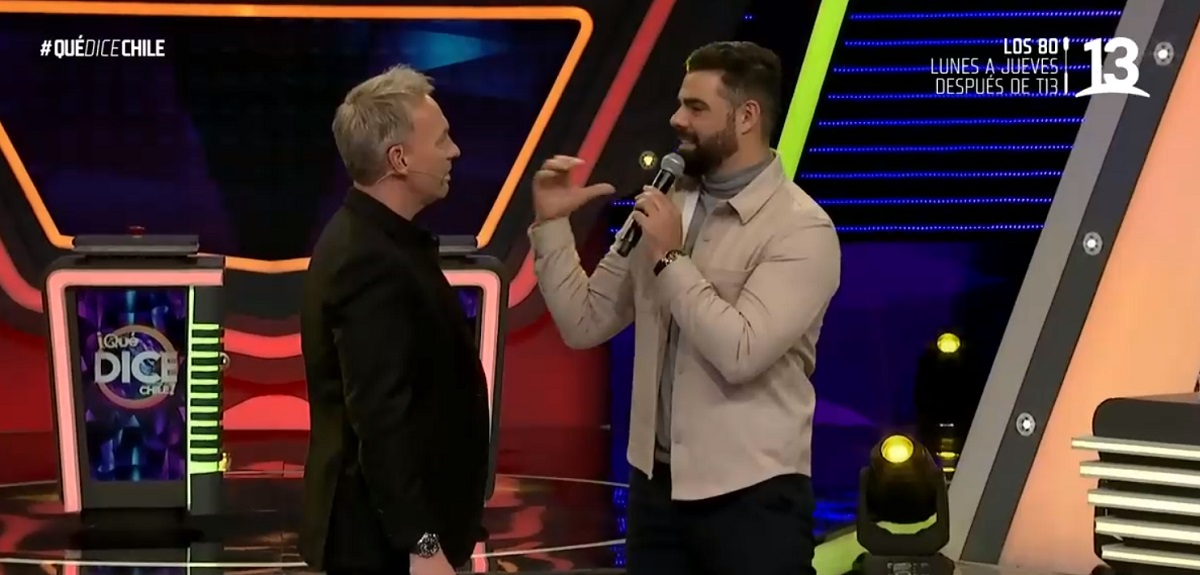 Martín Cárcamo protagonizó particular desafío con el famoso conductor de '100 ecuatorianos dicen'