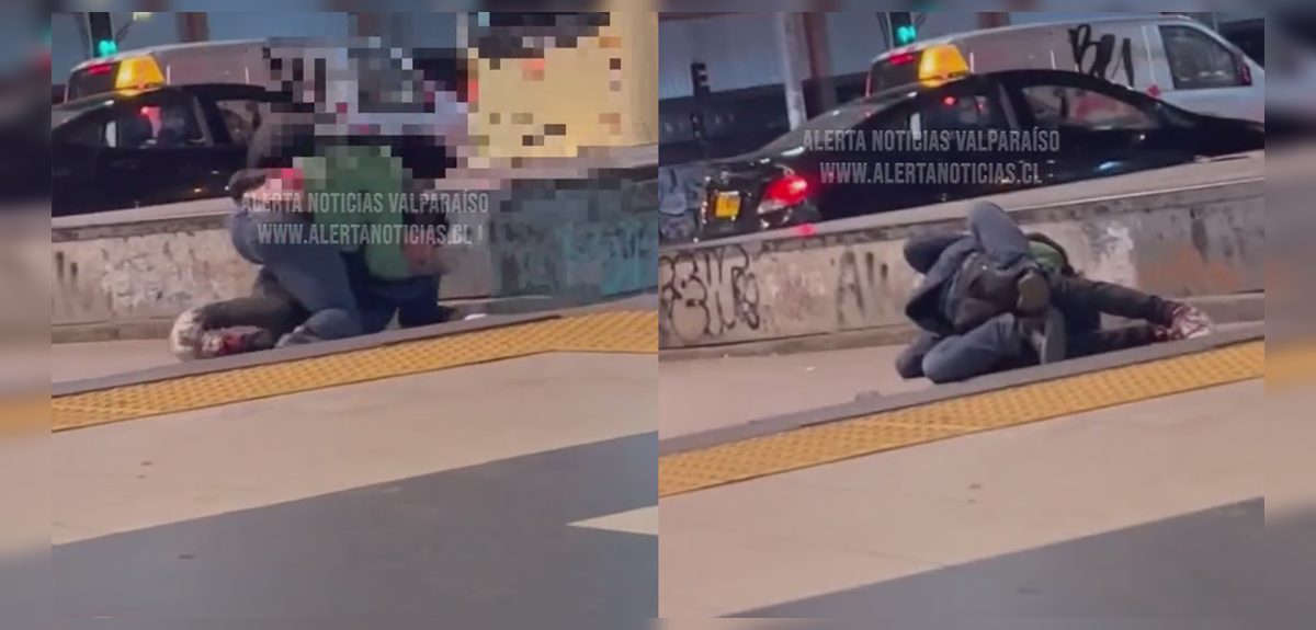 Viralizan furiosa reacción de hombre que protagonizó detención ciudadana en Viña del Mar