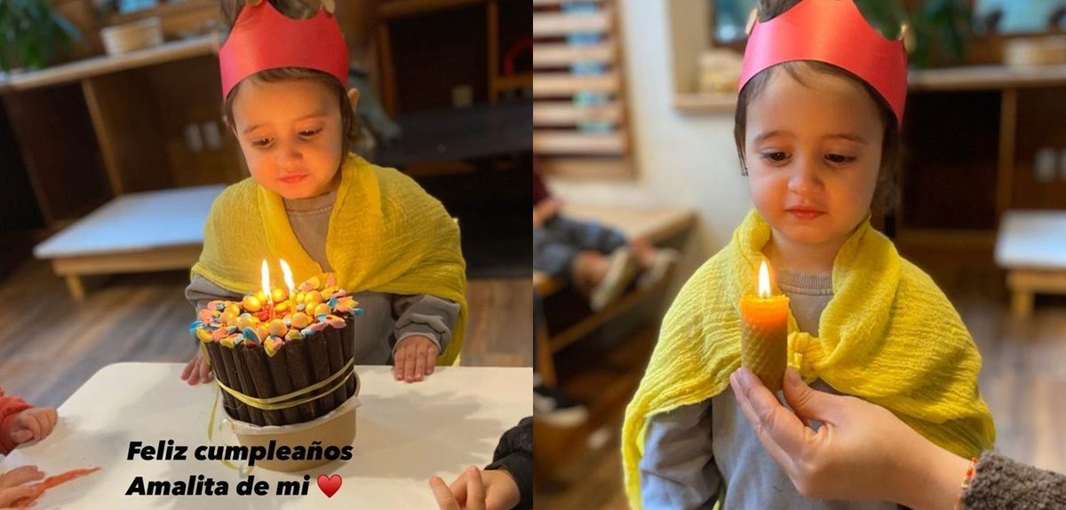Dominique Gallego y Rodrigo Wainraihgt evidenciaron cuánto ha crecido su hija Amalia: cumplió 2 años