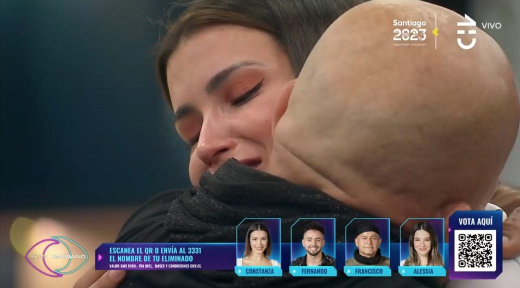 emoción Coni Francisco Gran Hermano placa eliminación