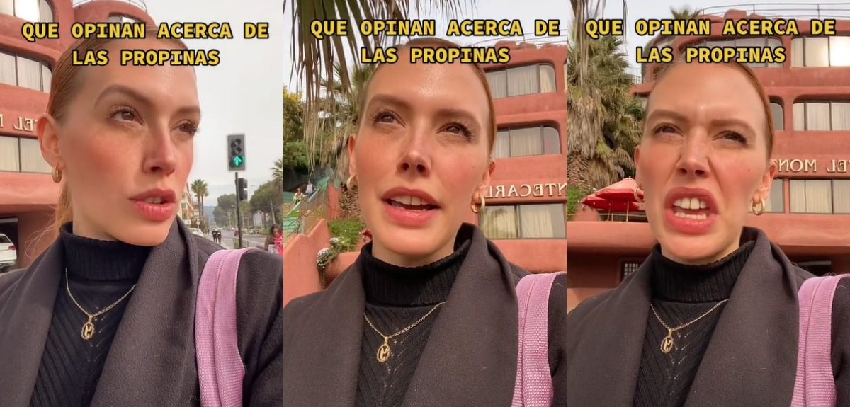 Española en Chile genera debate tras reclamo por cobro de propina: 