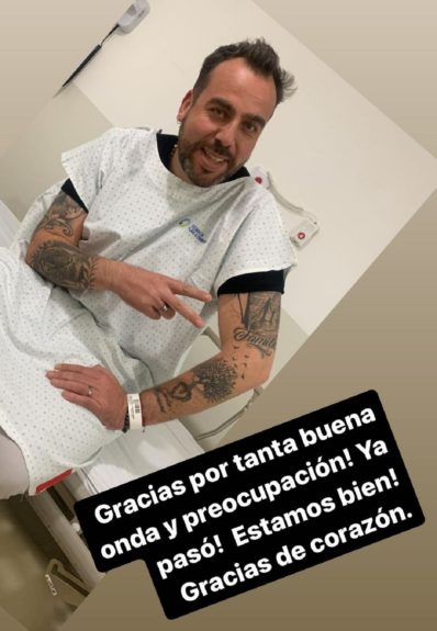 Francisco Kaminski se descompensó en vivo y se tuvo que retirar del estudio: terminó en la clínica