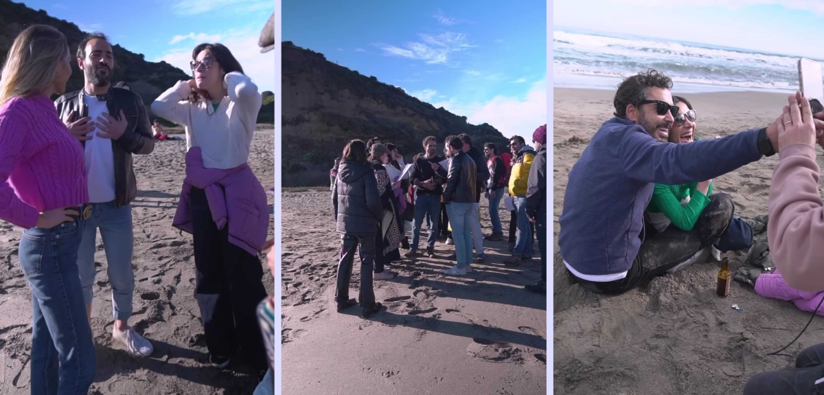 Generación 98: así fue el divertido detrás de cámara del viaje del elenco a Punta Virgen