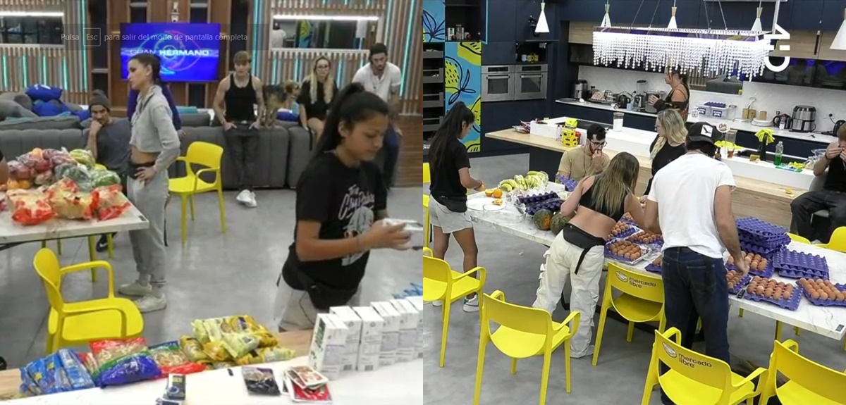 ¿Constanza y Seba cumplieron con el supermercado? Las reacciones que dejó la prueba en Gran Hermano