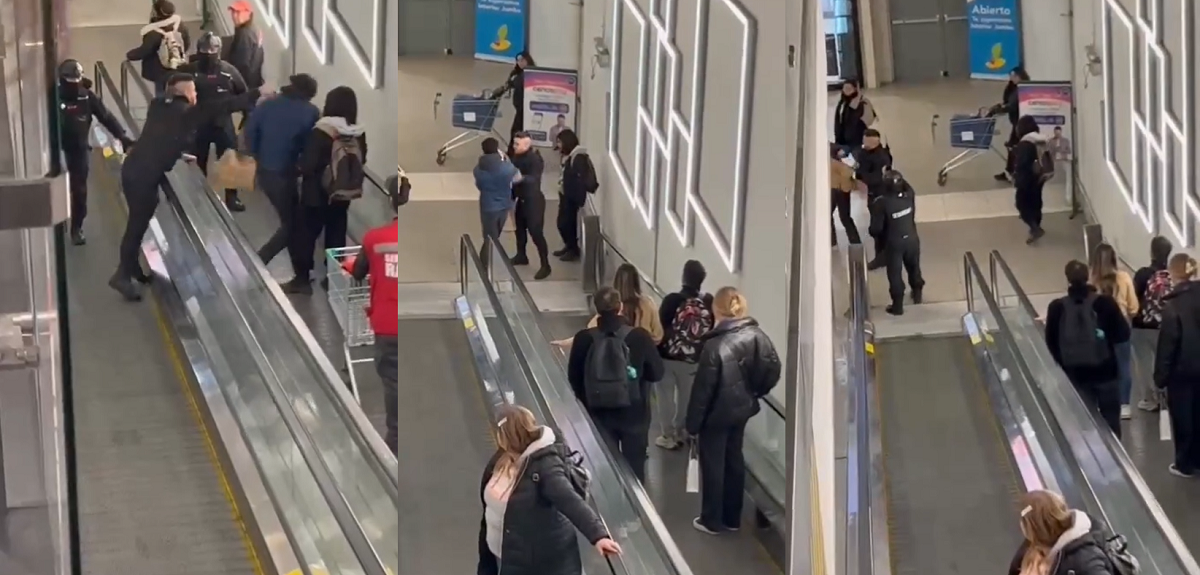 Joven fue agredido por guardia en tienda de Viña del Mar: video muestra que fue perseguido