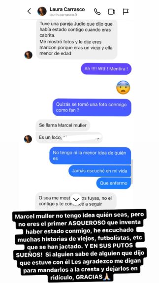 Respuesta de Coté López a desconocido que aseguró tener algo con ella