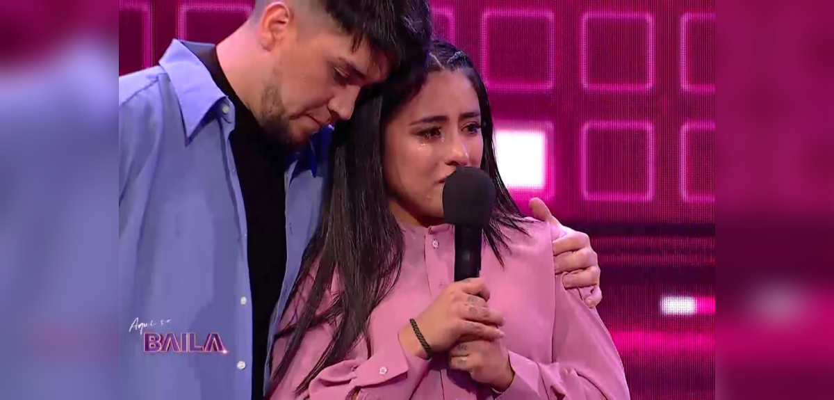 Jazz Torres rompió en llanto en Aquí se baila: 