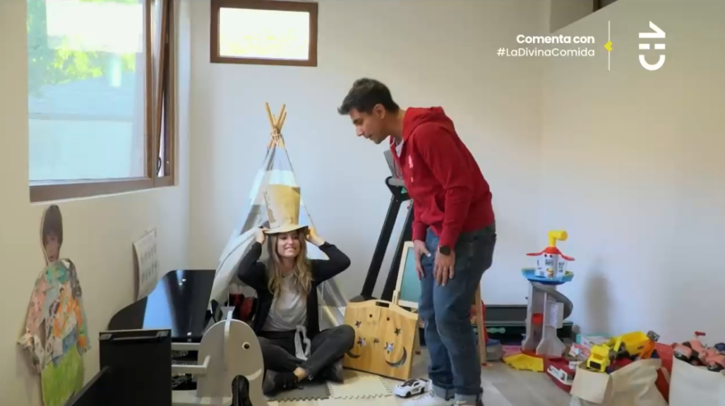 JP Queraltó y Fran Sfeir presentaron su nueva casa en La Divina Comida: animador tiene "mega clóset"