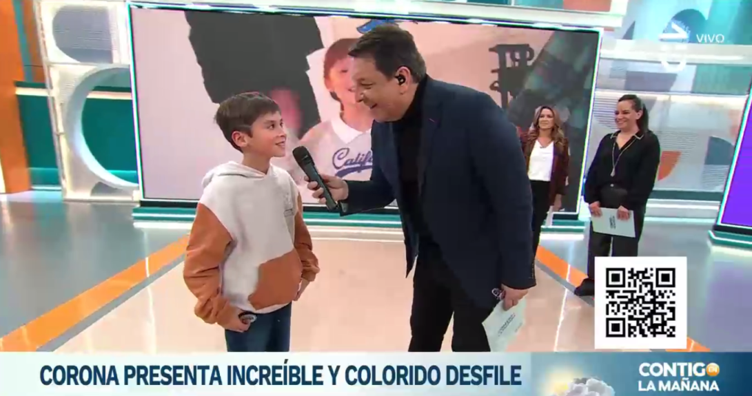 Hijo de Carla Jara debutó como modelo en matinal de CHV: JC Rodríguez le hizo divertida entrevista