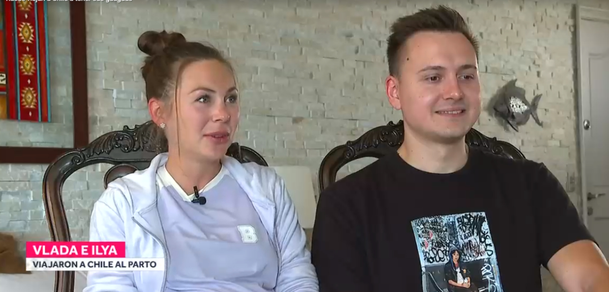 Matrimonio ruso viajó a Chile para tener a su bebé: explicaron la razón de su travesía