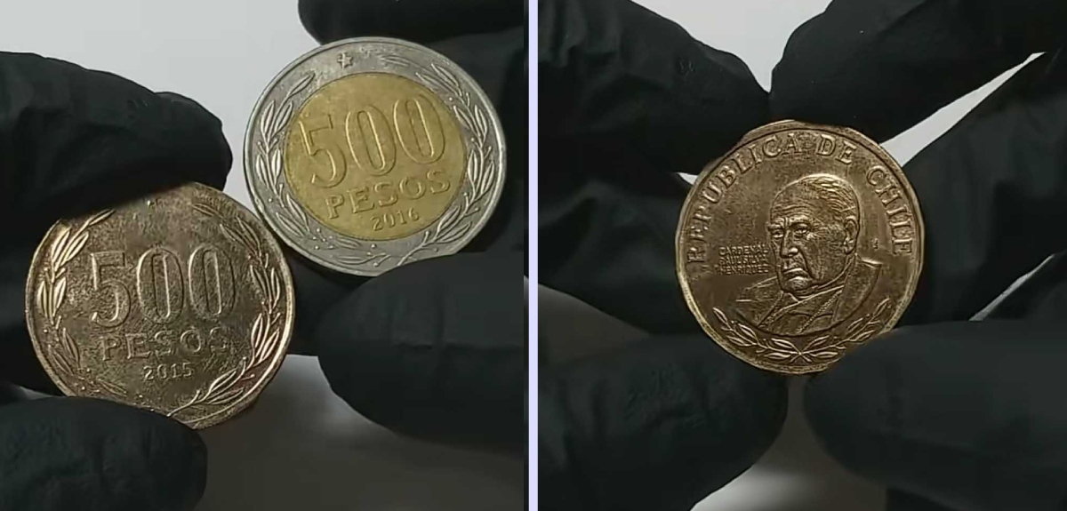 Ojo con el vuelto: así es la moneda de $500 que puede valer 150 mil pesos