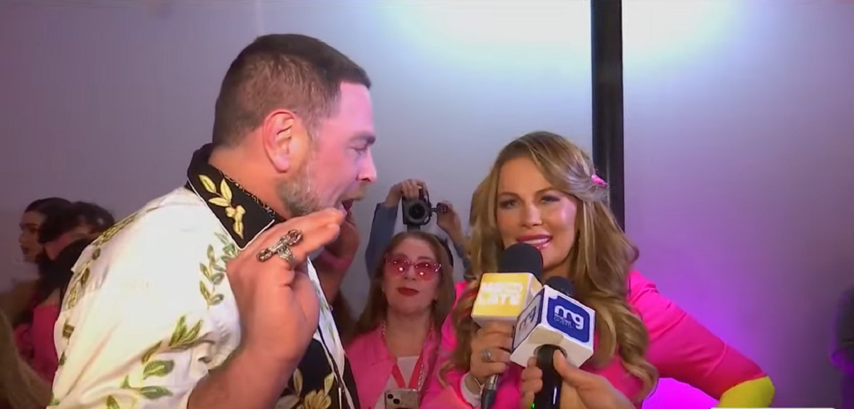 Neme y Cathy Barriga tuvieron curiosa entrevista en premiere de Barbie tras polémica en tribunales