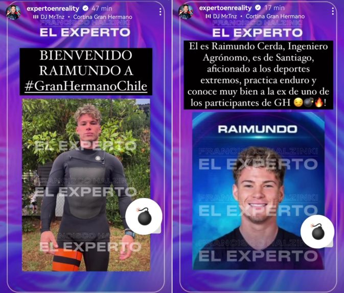nuevo integrante de Gran Hermano Raimundo Cerda